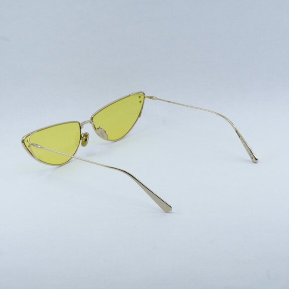 Dior MISSDIOR B1U B0H0 Sunglasses Gold Cat Eye Frame, Yellow Lenses - Picture 5 of 12